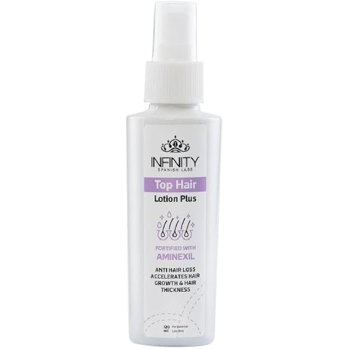 إنفينيتي توب هير لوشن بلس – التركيبة الإسبانية الفعّالة لتساقط الشعروتحفيز النمو – غني بعناصر مقوية من الجذور – 120 مل I من صيدلية الشبراويني - Image 5